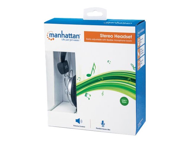 MANHATTAN Headset SLIM LINE Stereo Detailansicht
