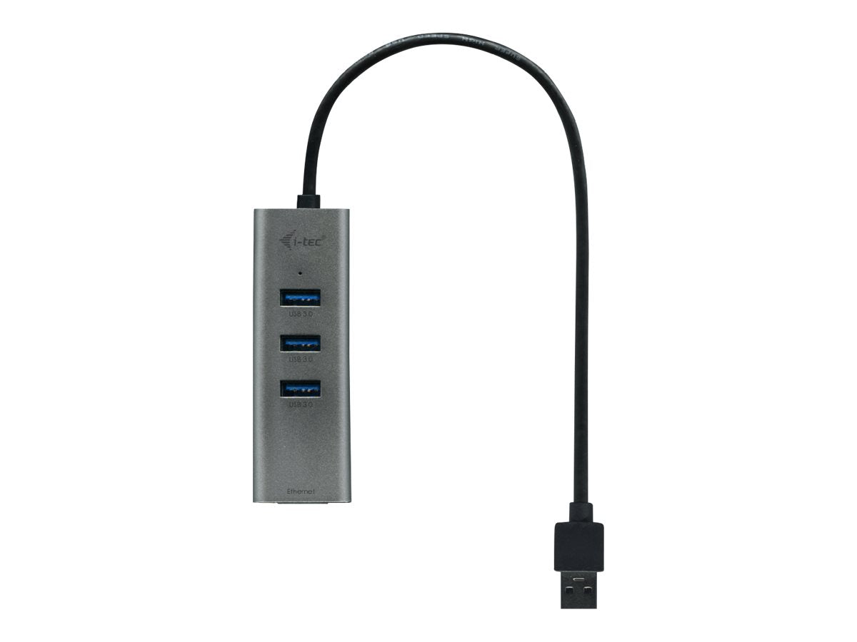 I-TEC USB 3.0 Metal 3-Port HUB Rückansicht