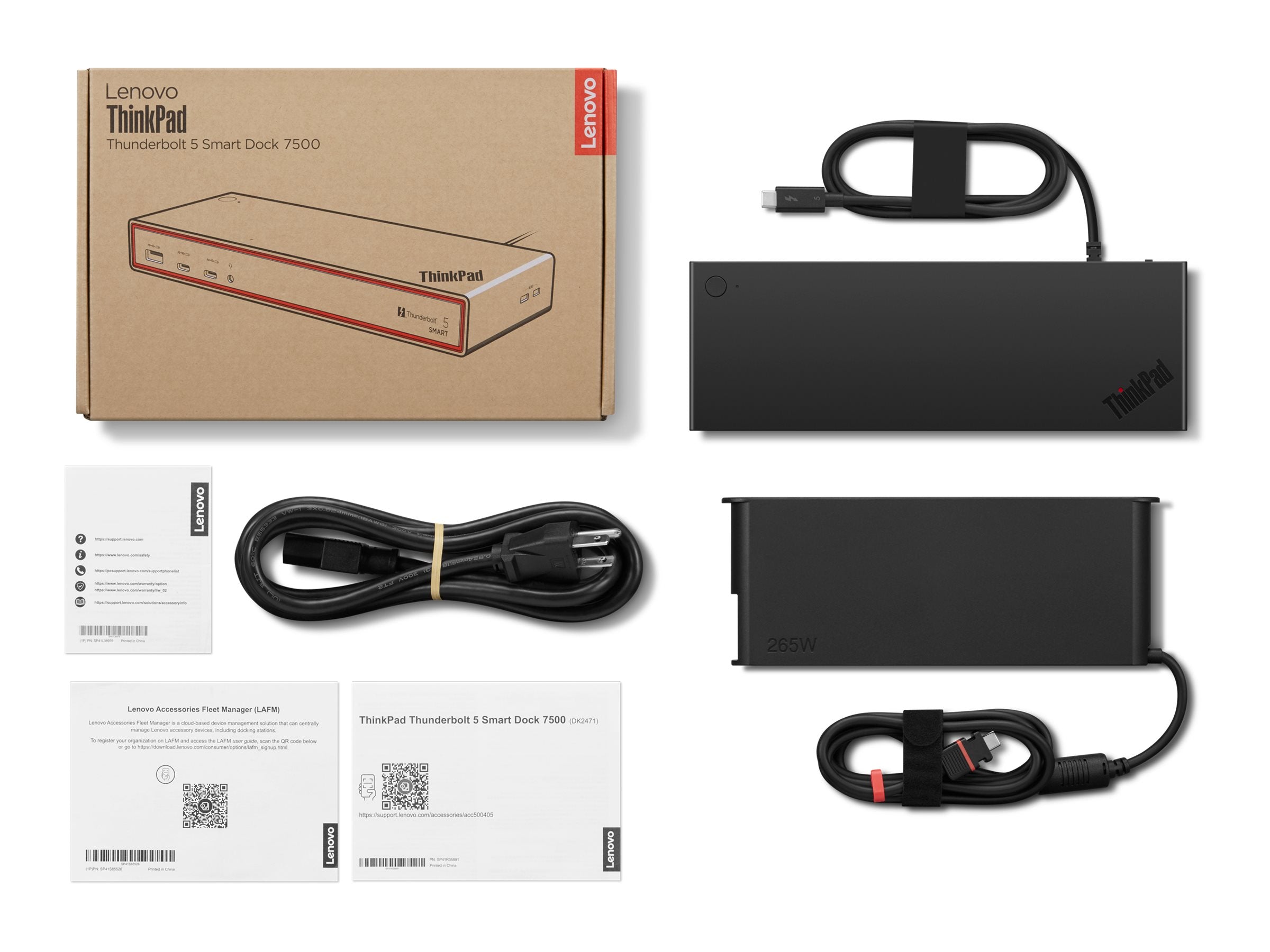 LENOVO Thunderbolt 5 Smart Dock WS 265W Verpackung