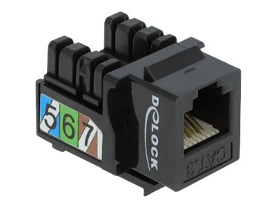 DELOCK Keystone Modul RJ12 Buchse Vorderansicht