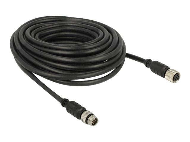 NAVILOCK Verlängerungskabel M8 Stecker > M8 Buchse wasserdicht 10m - Vorderansicht