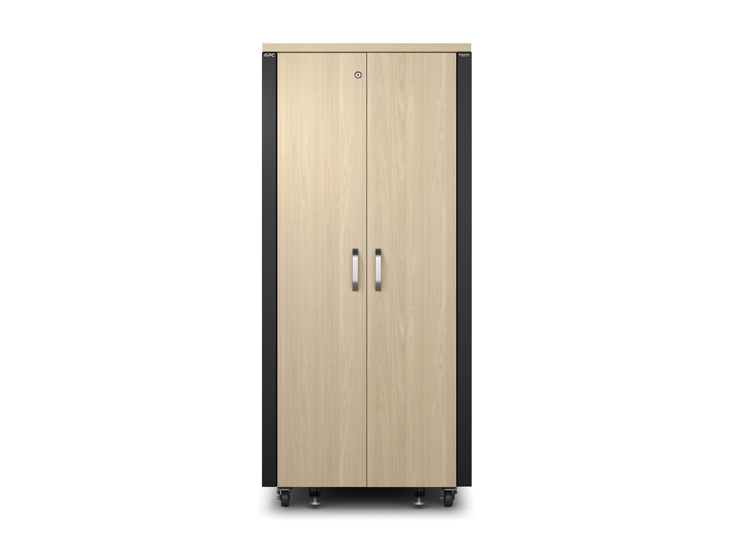 APC NetShelter Soundproof Server Rack 32U Detailansicht der Tür