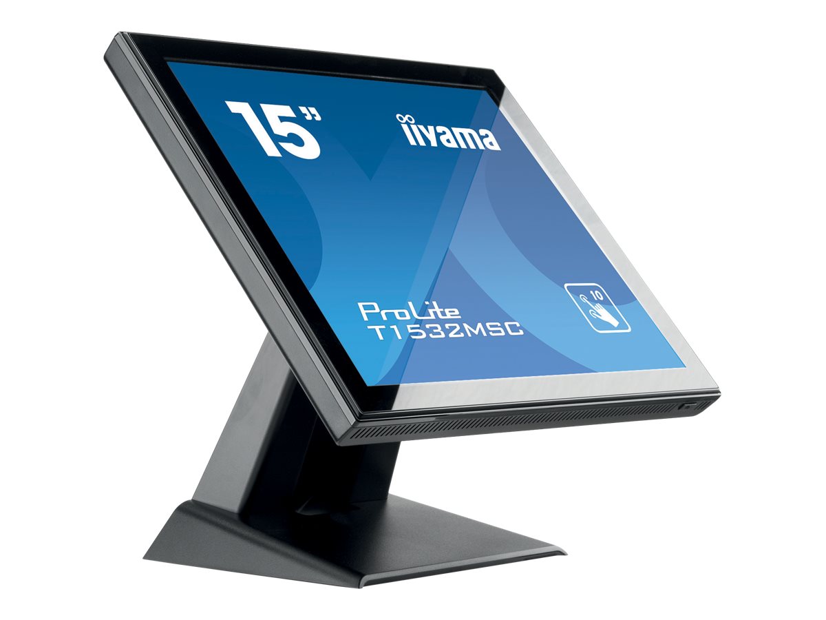 IIYAMA T1532MSC-B5X Monitor Detailansicht der Anschlüsse