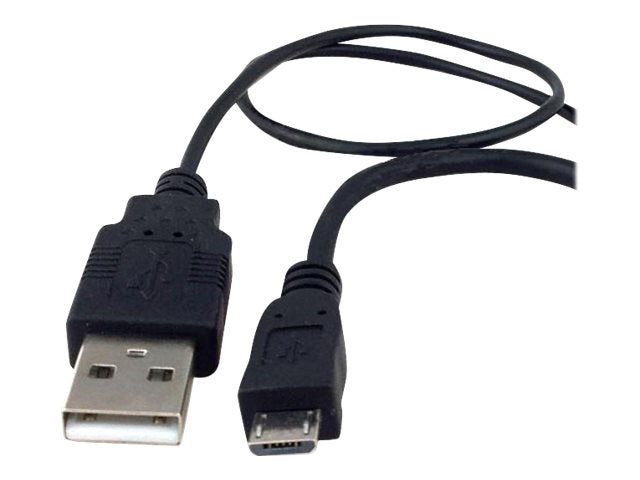 TECHLY USB 2.0 Kabel OTG A F Micro USB M 30cm Schwarz - Detailansicht