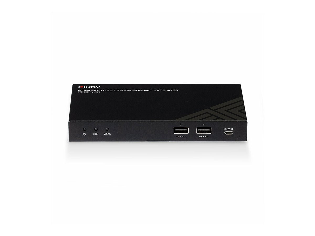LINDY 150m HDMI 4K60 IR RS232 HDBT KVM Extender Verpackung