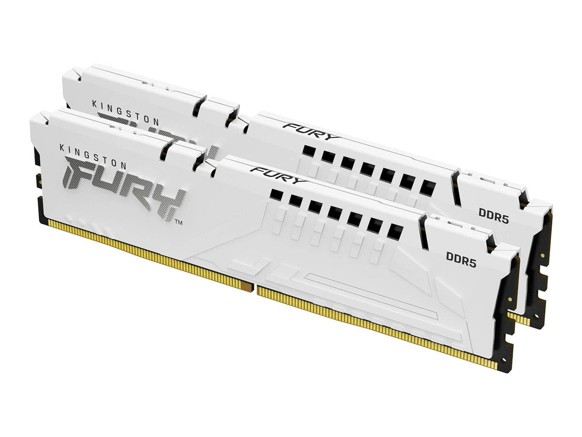 KINGSTON 32GB 6000MT/s DDR5 CL30 DIMM Kit of 2 FURY Beast White EXPO - Vorderansicht