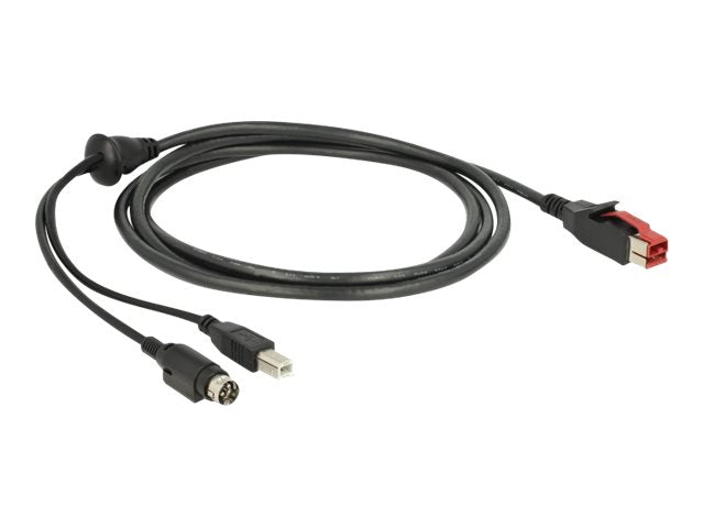 DELOCK PoweredUSB Kabel Vorderansicht