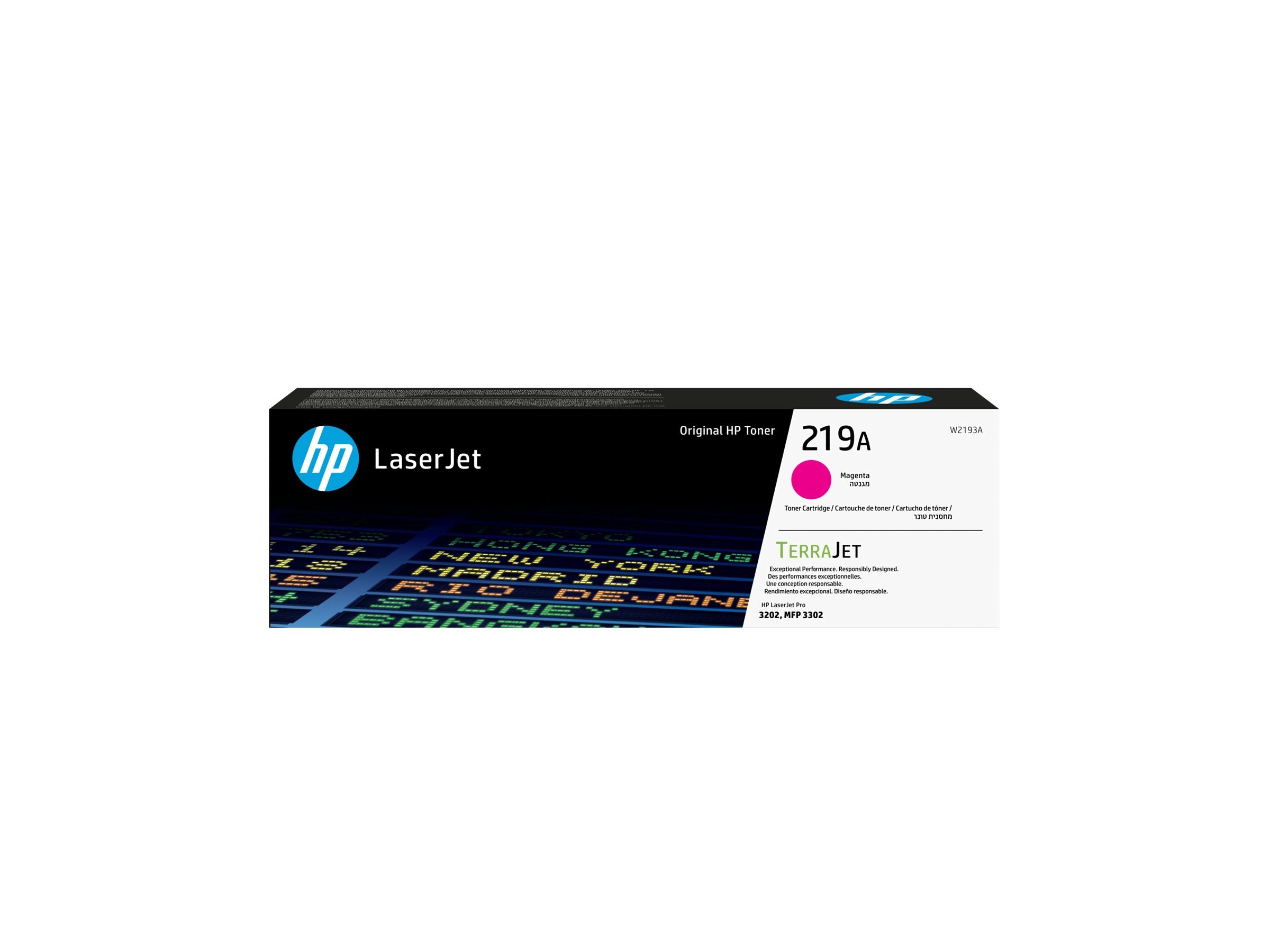 HP 219A Magenta Original LaserJet Toner Cartridge Vorderansicht