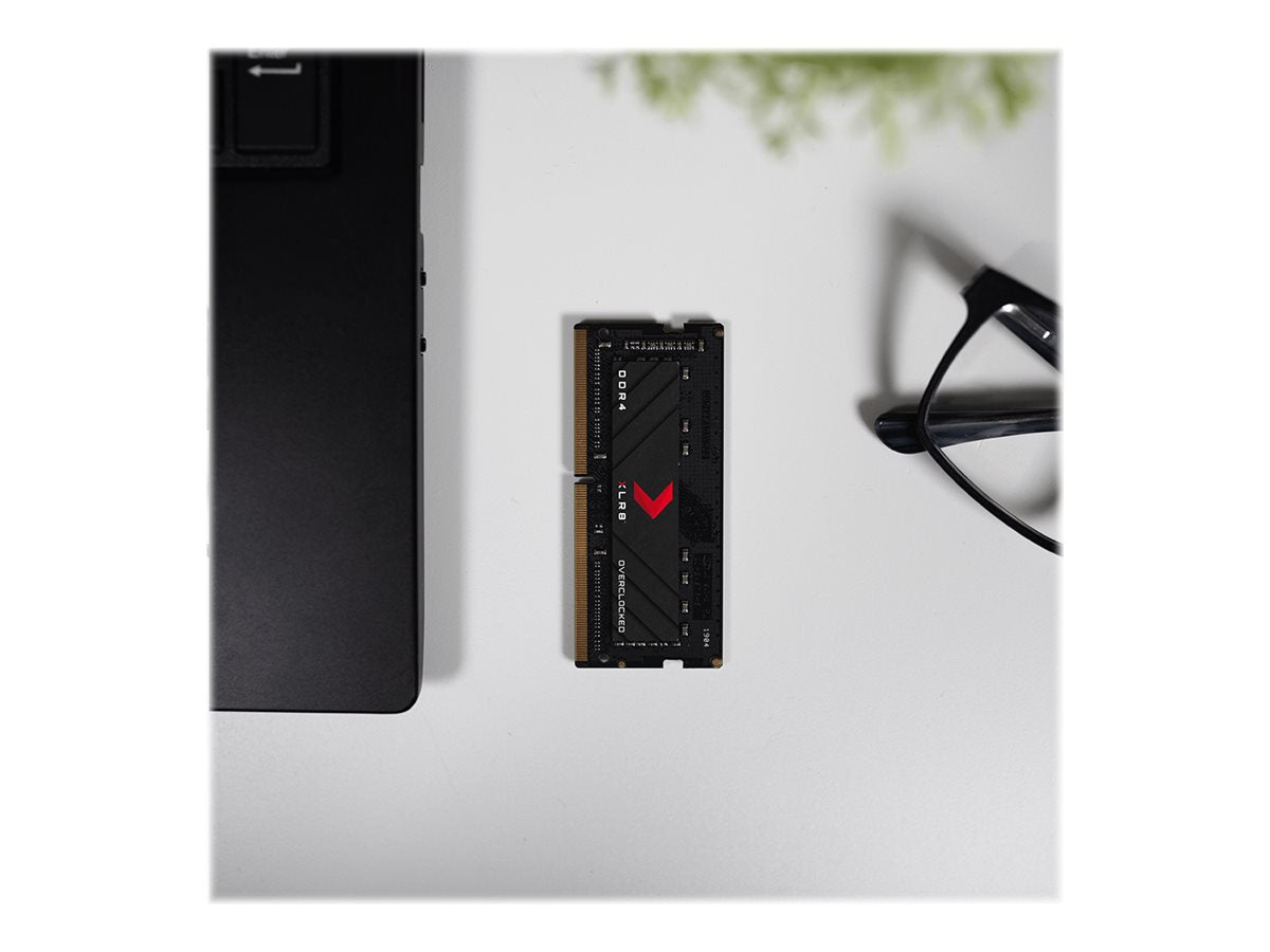 PNY XLR8 DDR4 8GB 3200MHz SODIMM Vorderansicht