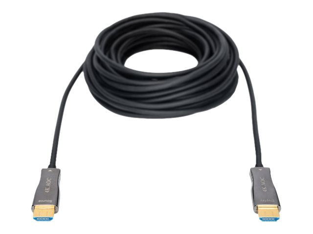 DIGITUS HDMI Hybrid Fiber Optic Kabel 15m Vorderansicht