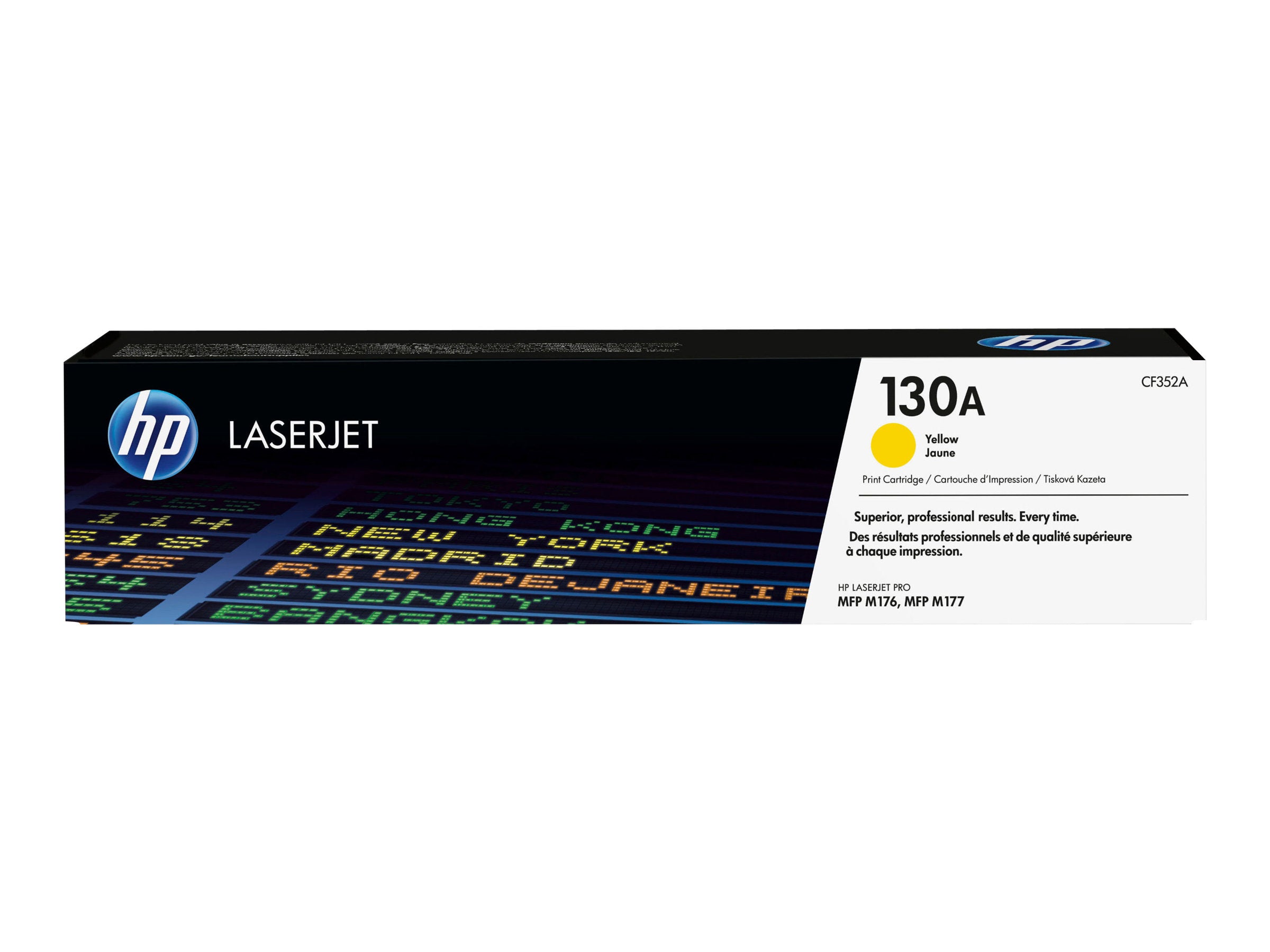 HP 130A Tonerpatrone Gelb Verpackung