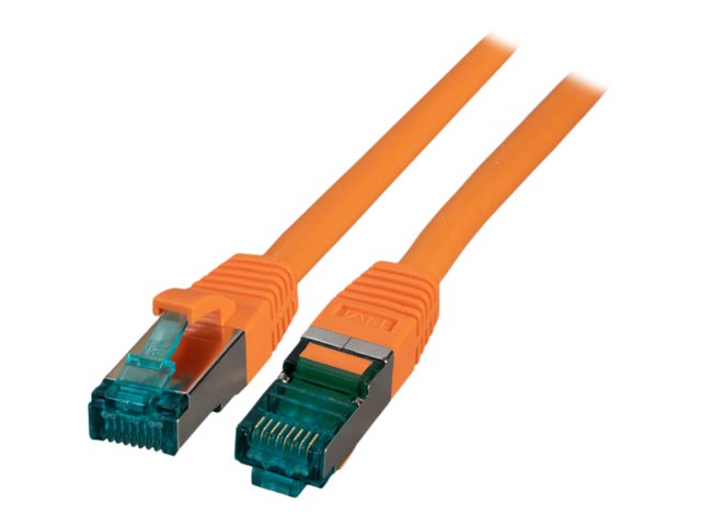 EFB RJ45 Patchkabel S/FTP Cat6A LSZH Orange 2m - Verpackung