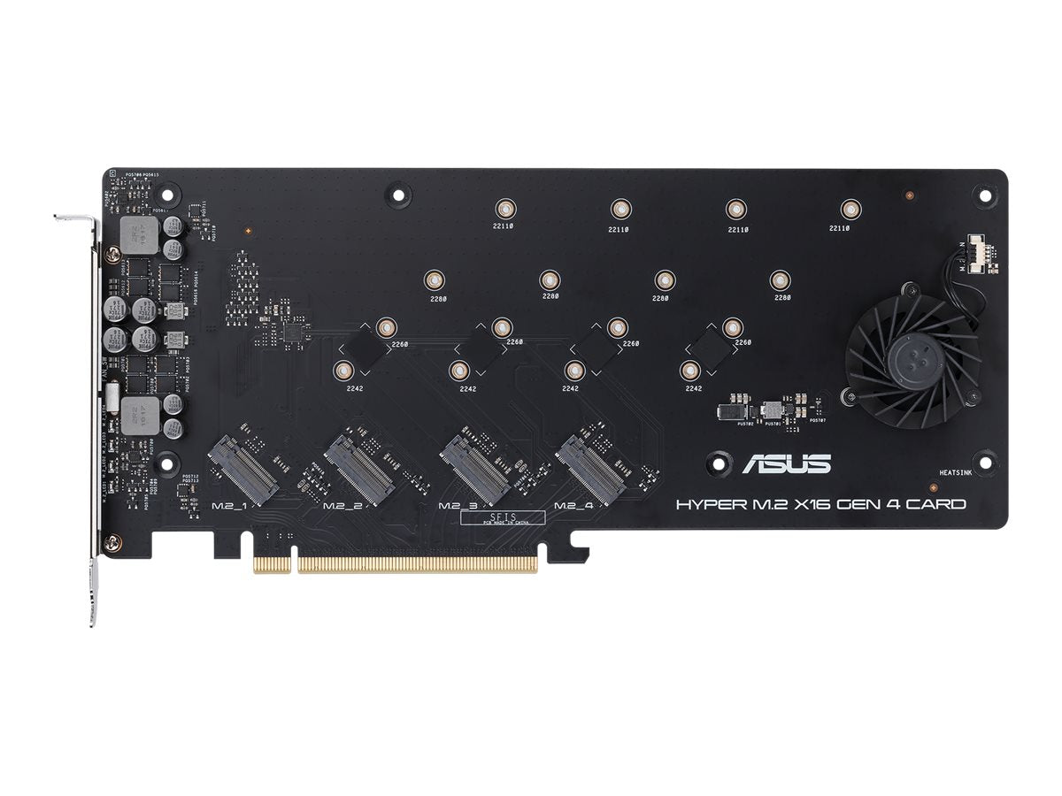 ASUS HYPER M.2 X16 GEN 4 CARD Anschlussansicht
