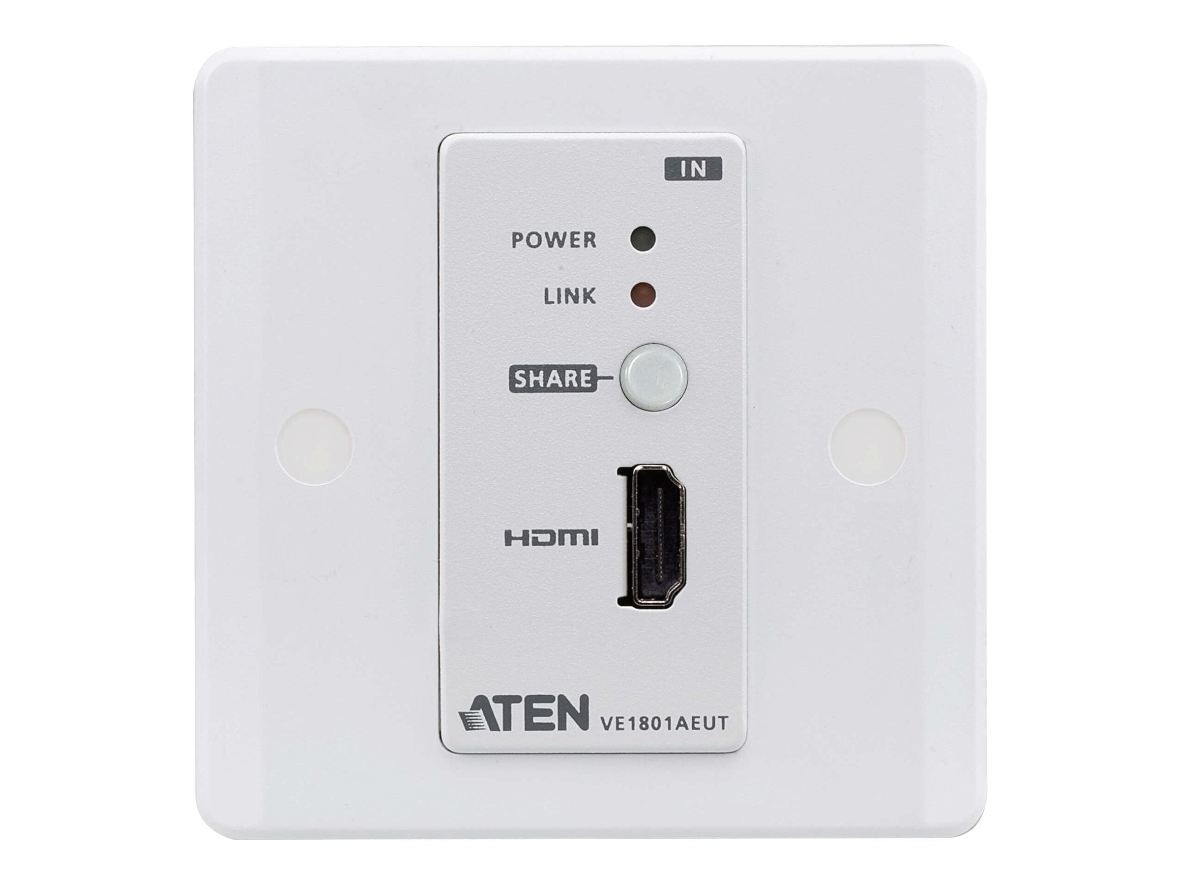 ATEN VE1801AEUT HDMI 4K HDBaseT-Lite EU Wandplatte PoH Verpackung