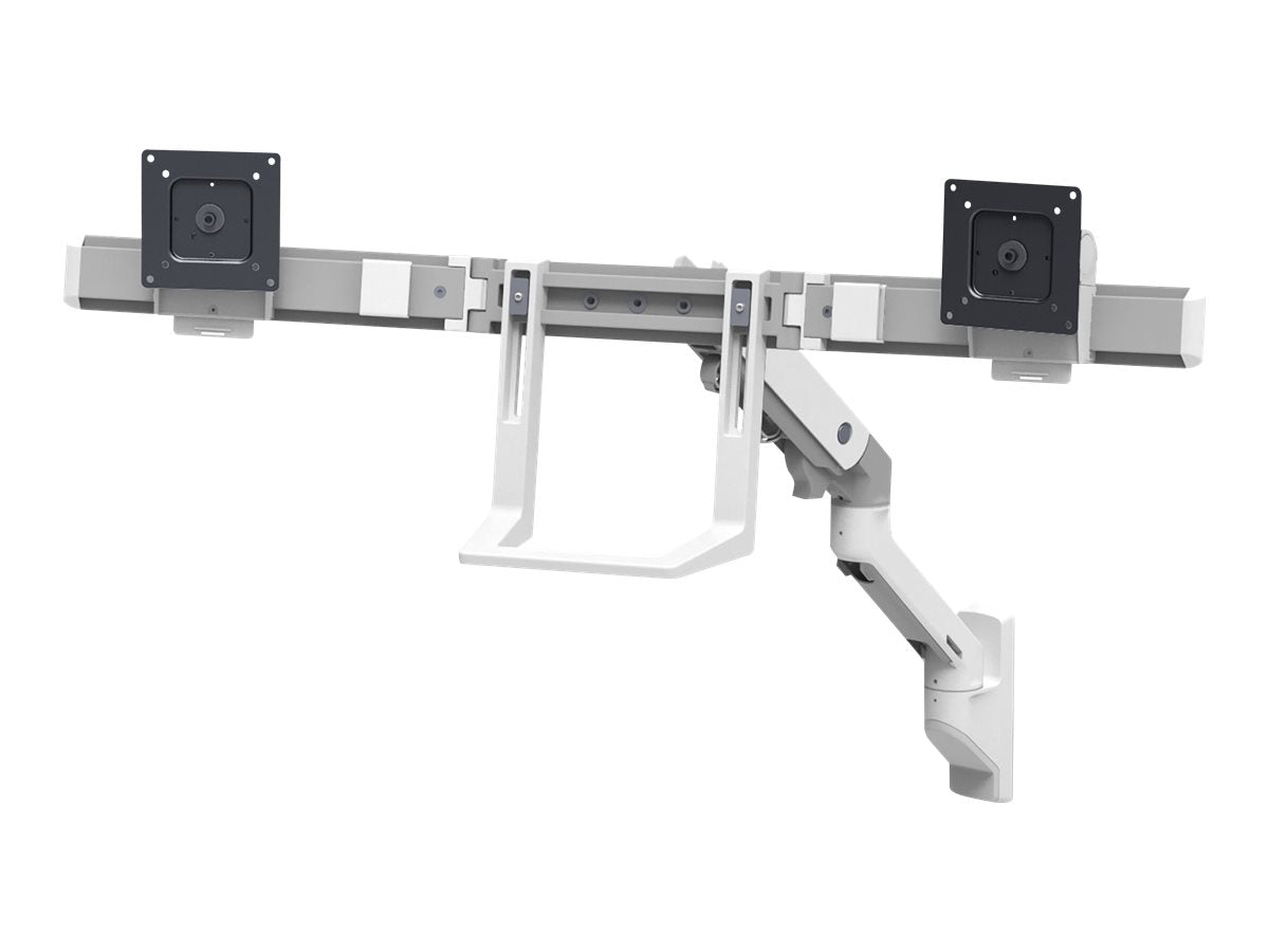 Detailansicht der ERGOTRON HX dual Monitor Wandhalterung