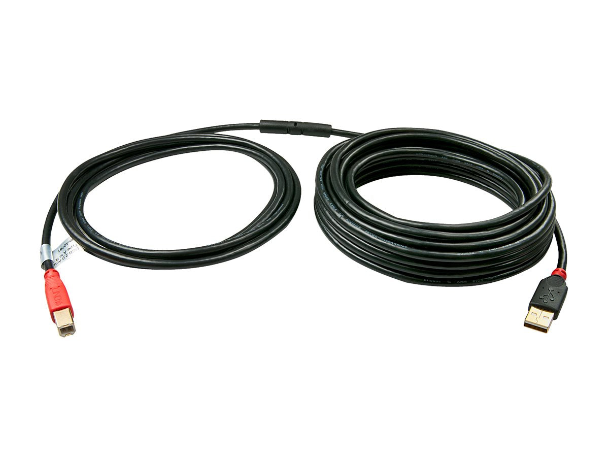 LINDY USB 2.0 Aktivkabel A/B 15m Vorderansicht