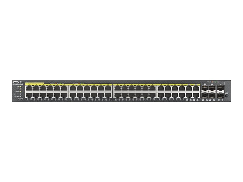 ZYXEL GS2220-50HP Detailansicht der Ports