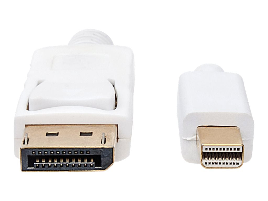 TECHLY Mini-DisplayPort Thunderbolt Anschlusskabel auf DisplayPort Steckeransicht