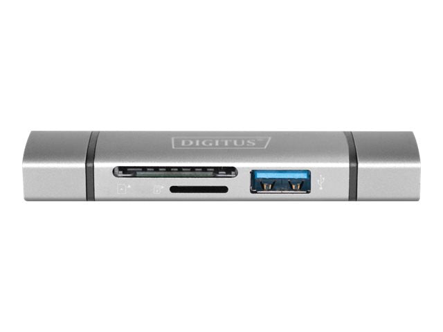 DIGITUS DA-70886 Combo Card Reader Hub Anschlussmöglichkeiten