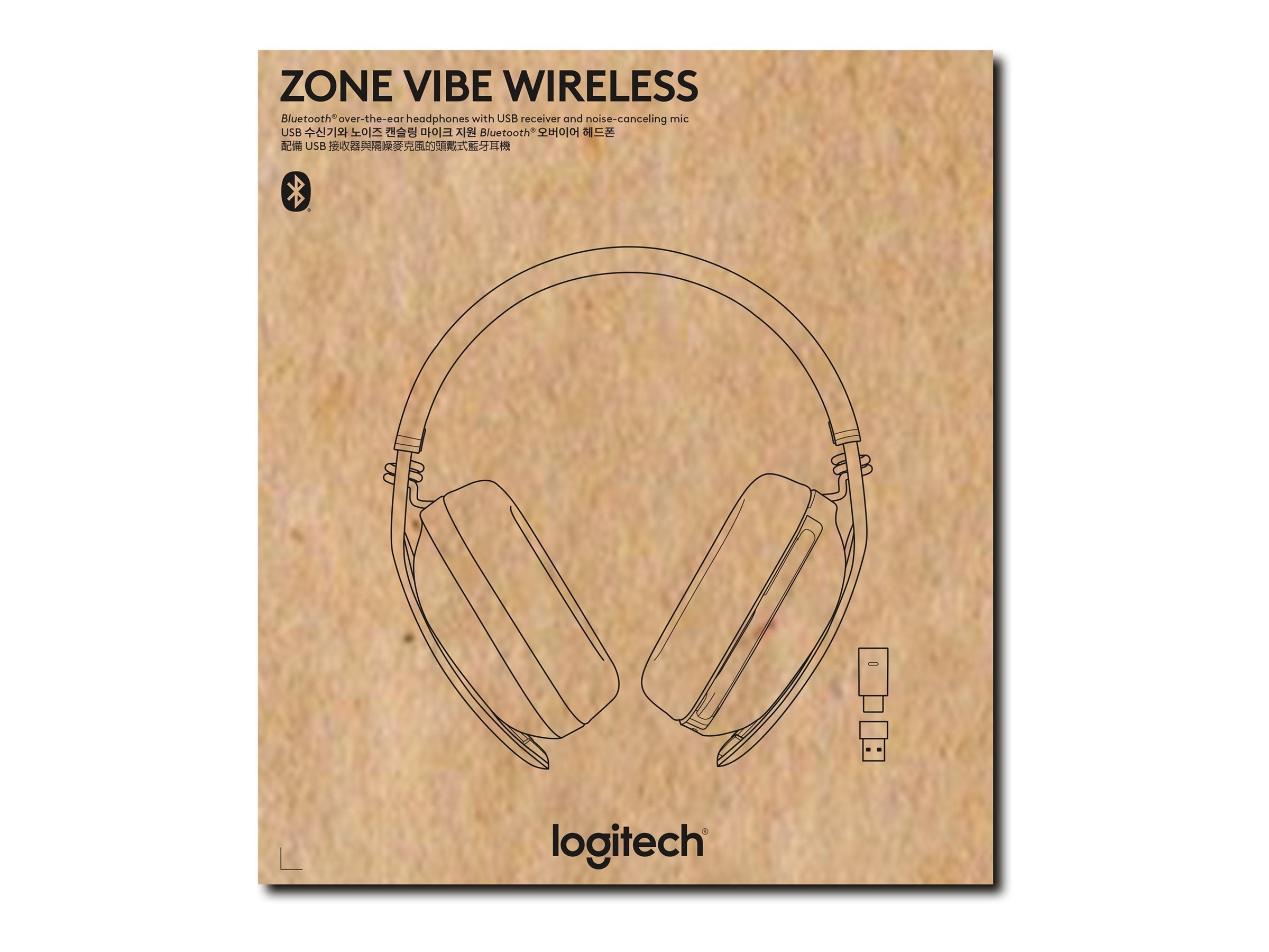LOGITECH Zone Vibe Wireless Headset Detailansicht