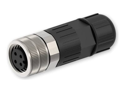 TELTONIKA NETWORKS M12 A type 4-PIN female connector - Vorderansicht