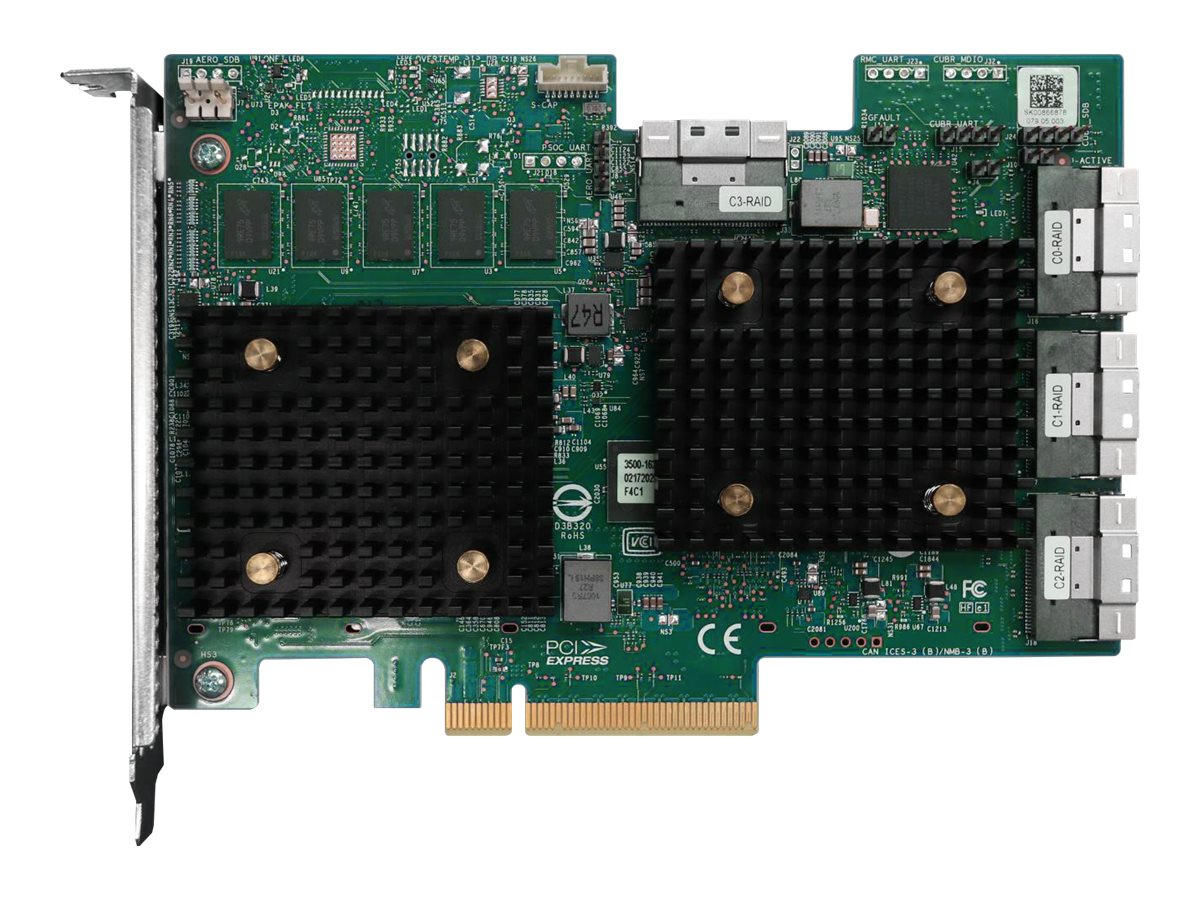 LENOVO ISG ThinkSystem RAID 940-32i 8GB Flash PCIe Gen4 12Gb Adapter - Vorderansicht