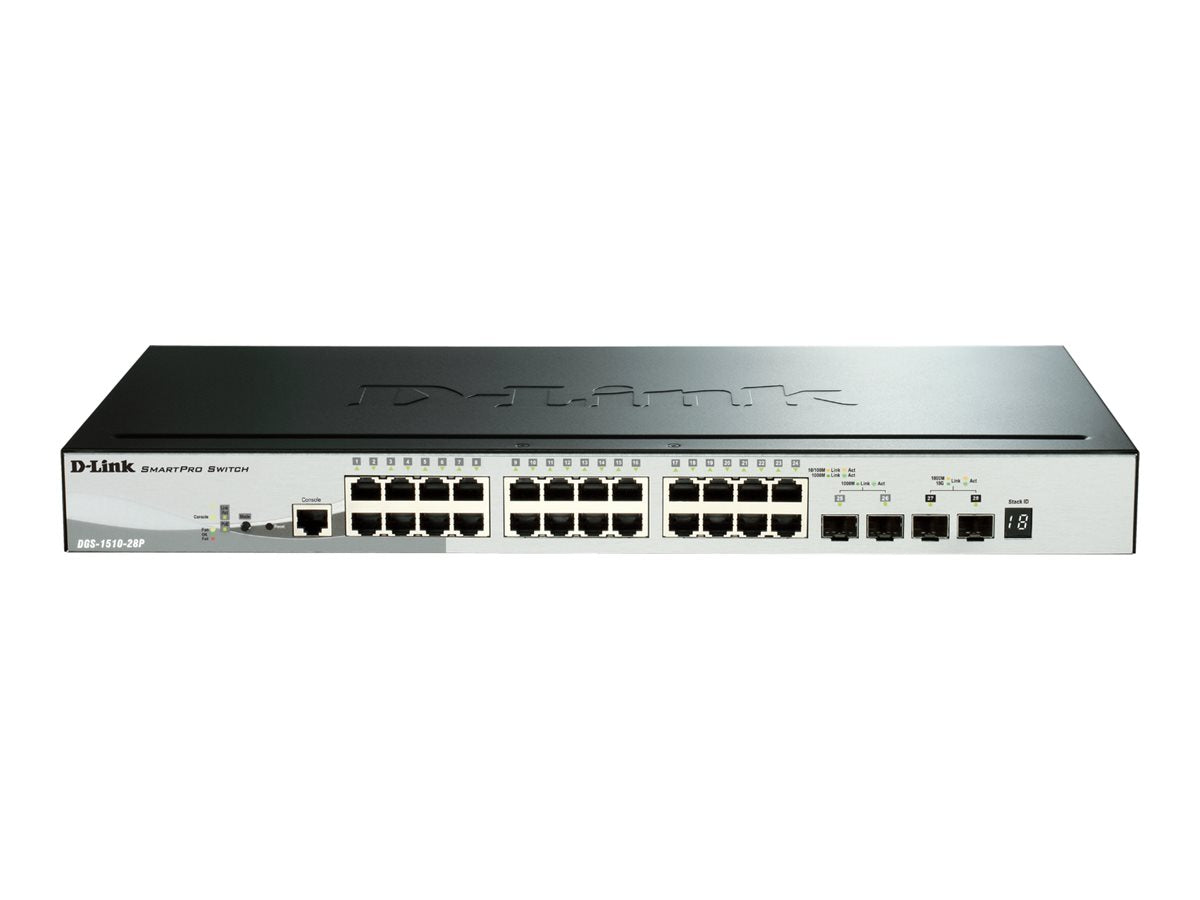 D-LINK DGS-1510-28P/E Vorderansicht