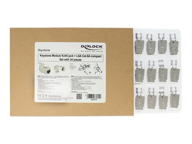 DELOCK Keystone RJ45 Buchse Detailansicht