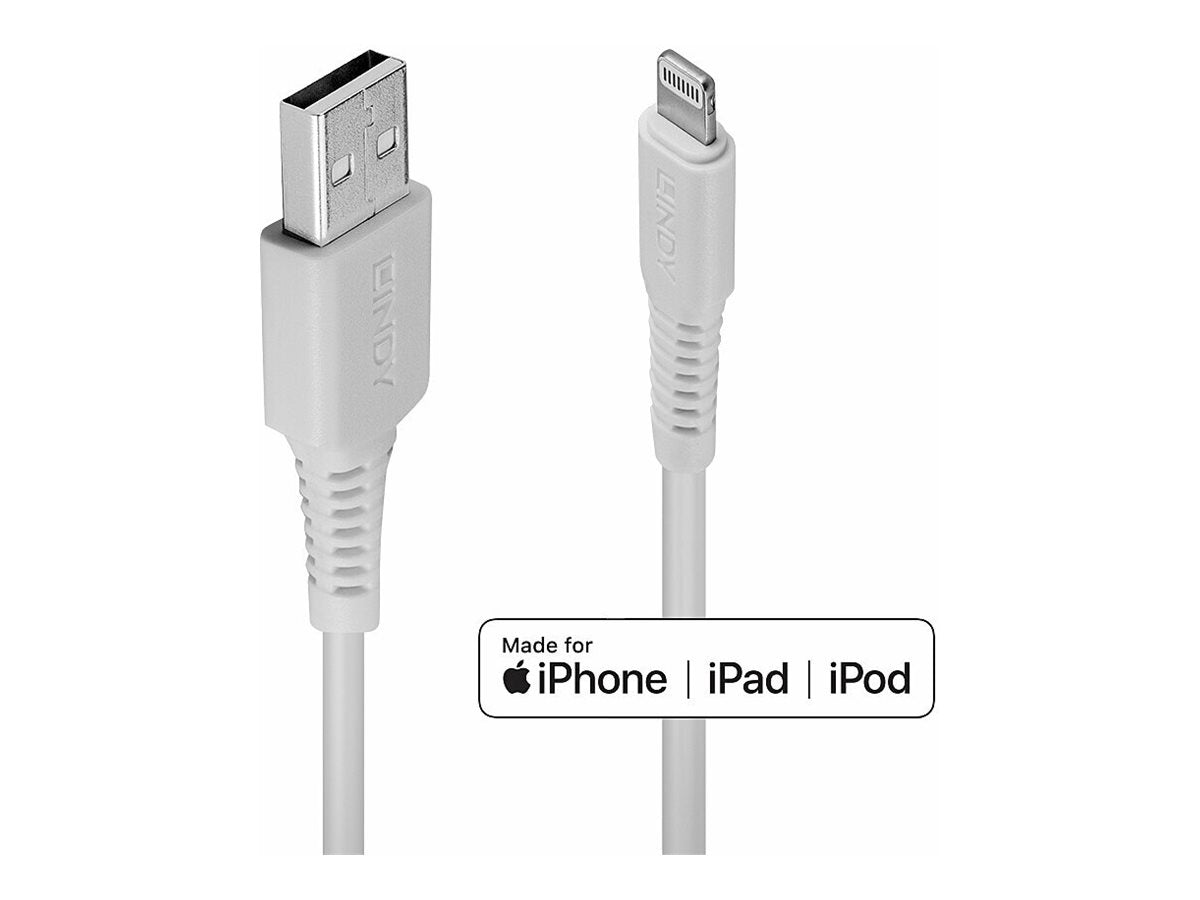 LINDY 0,5m USB an Lightning Kabel - Anschlussansicht