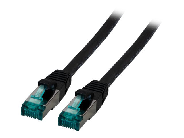 EFB RJ45 Patchkabel S/FTP Cat6A LSZH Schwarz 40m - Vorderansicht