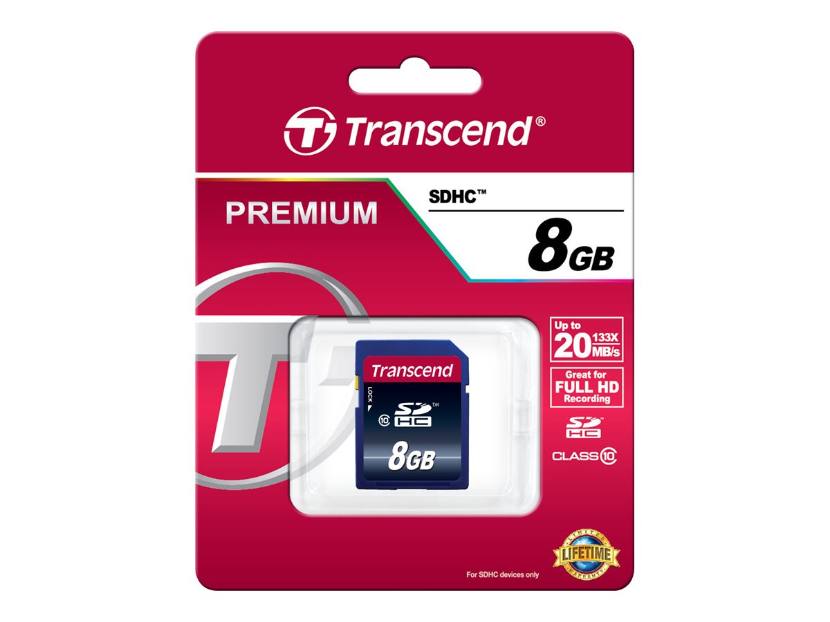 TRANSCEND 8GB SDHC CARD Verpackung