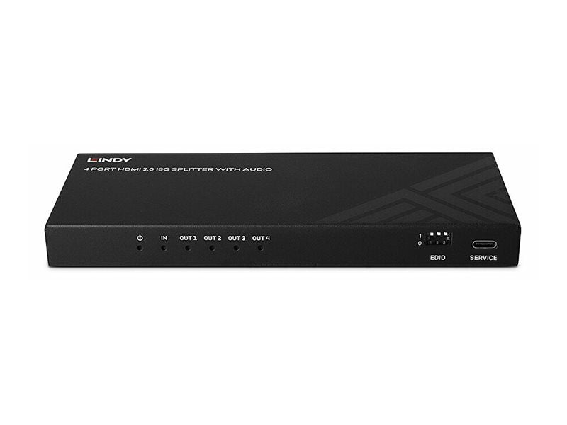 LINDY 4 Port HDMI 8K60 Splitter mit Audio - Detailansicht
