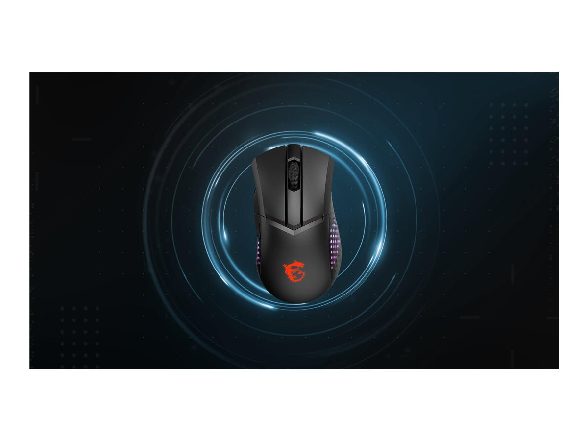 MSI CLUTCH GM51 LIGHTWEIGHT WIRELESS Maus Vorderansicht
