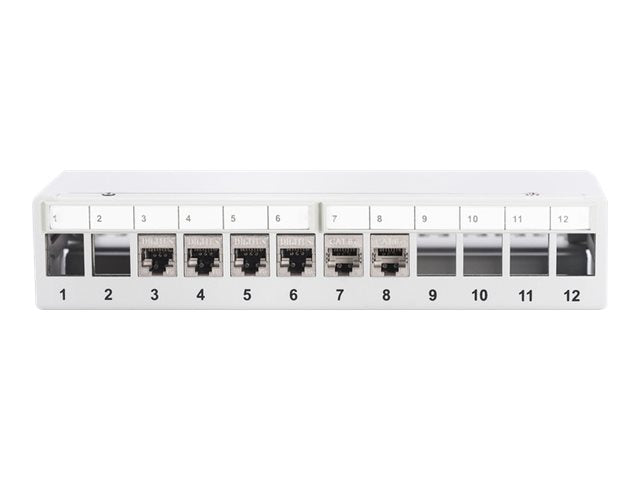 DIGITUS Modular Desktop Patch Panel geschirmt 12-Port Verpackung