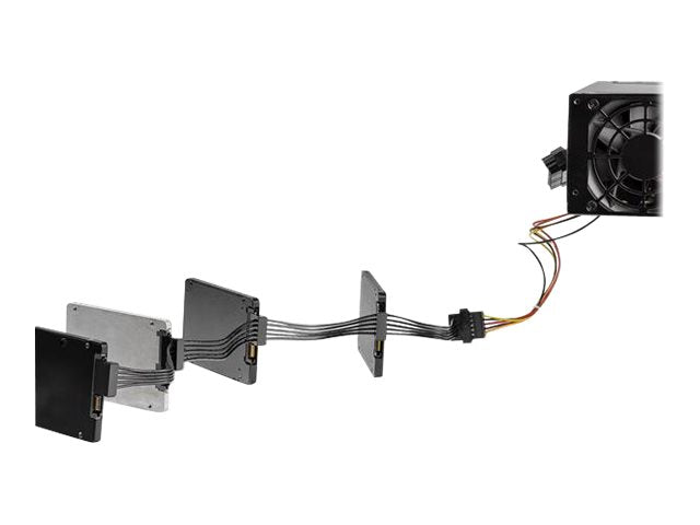 STARTECH.COM 4x SATA Power Splitter Adapter Cable - Detailansicht