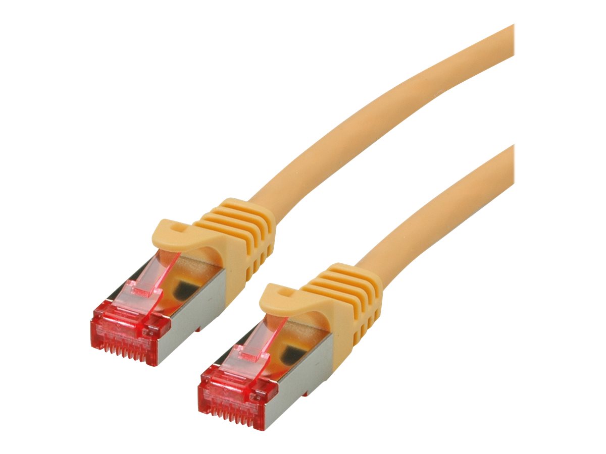 ROLINE Patchkabel Kat.6 S/FTP PiMF Component Level LSOH gelb 1m