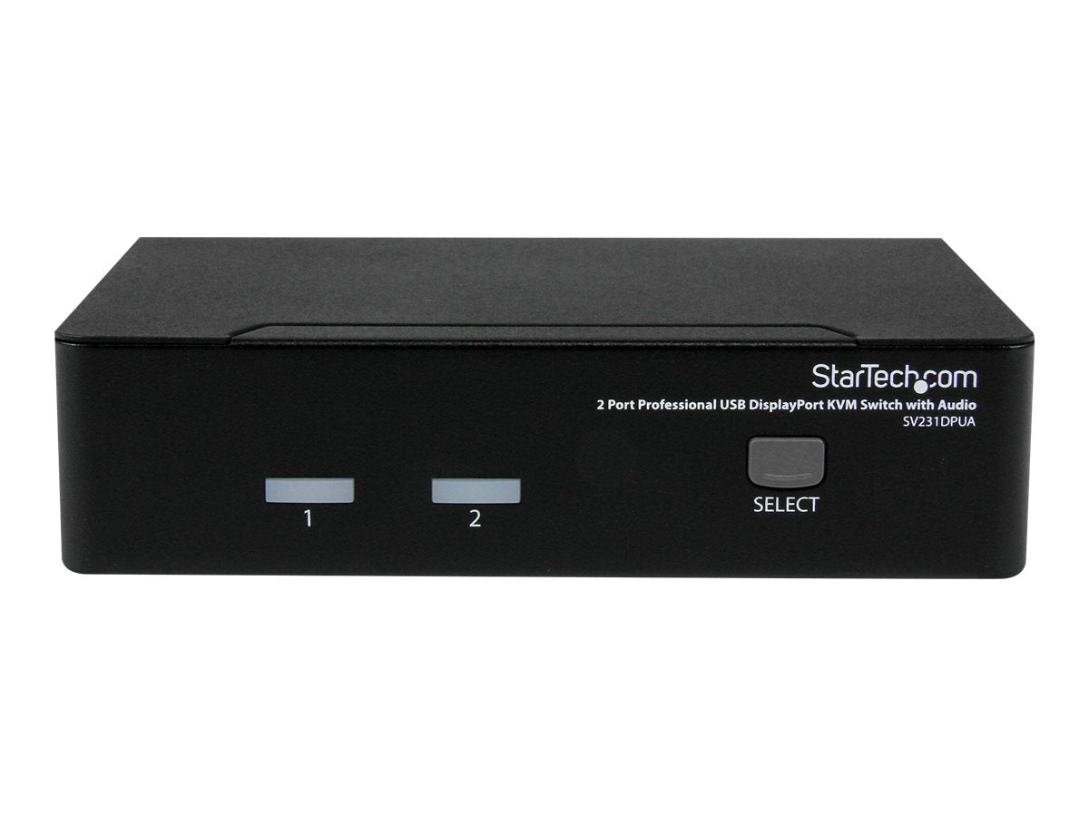 STARTECH.COM 2 Port Professional USB DisplayPort KVM Switch mit Audio - Verpackung