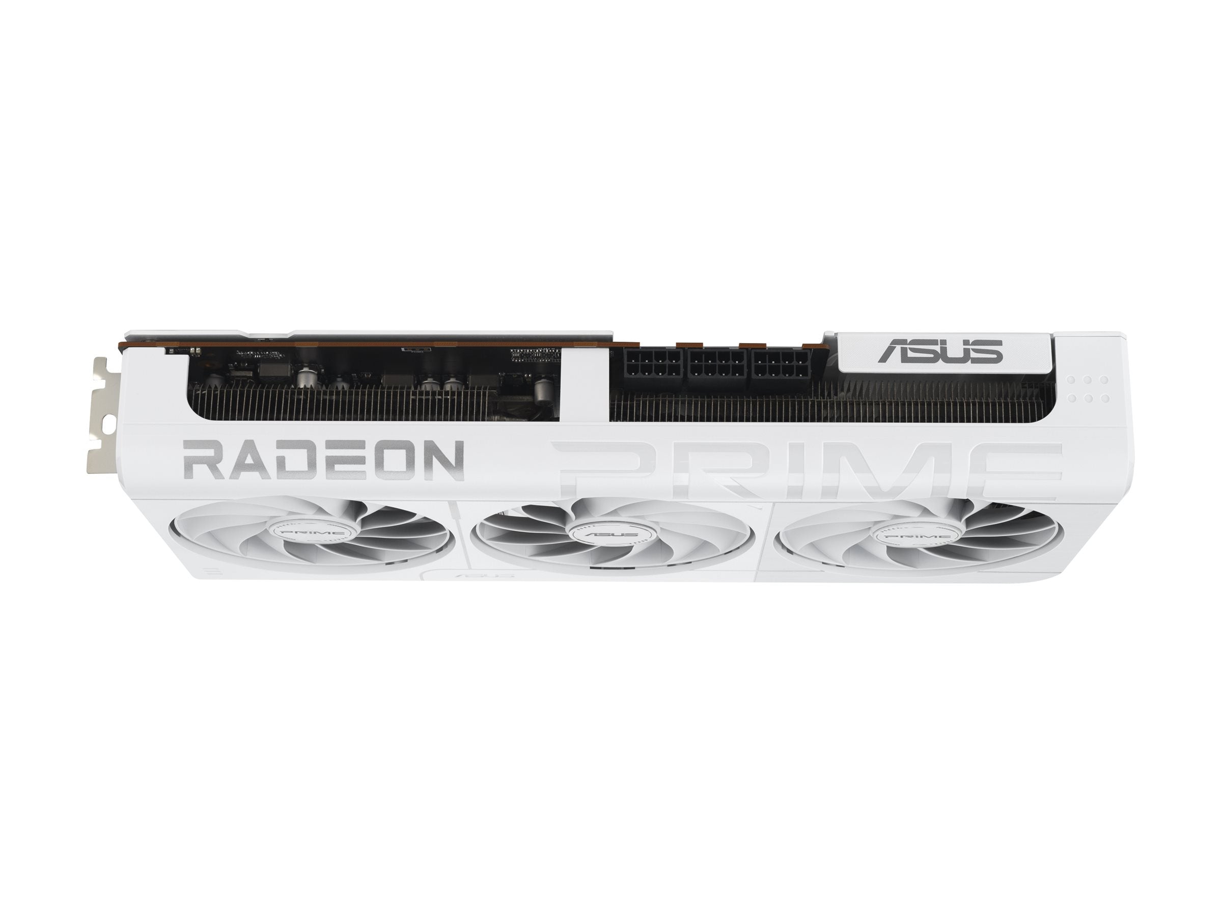 ASUS Prime Radeon RX 9070 XT White OC Edition Grafikkarte Vorderansicht
