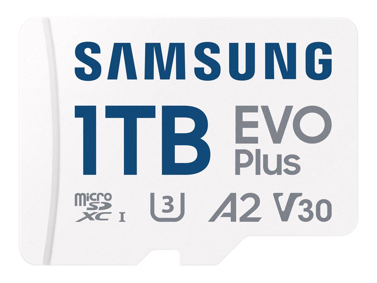SAMSUNG EVO Plus microSDXC 1TB Speicherkarte Vorderansicht