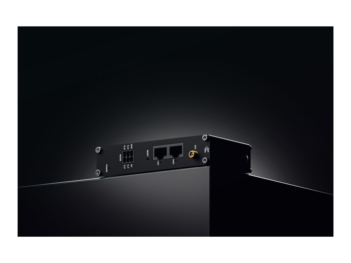 TELTONIKA NETWORKS RUT145 Industrial Router montiert auf einer DIN-Schiene