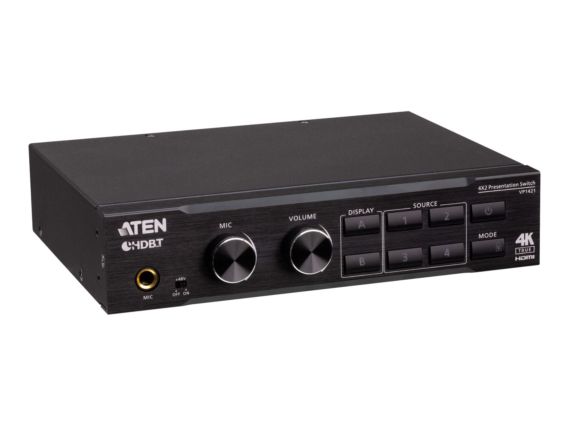 ATEN VP1421 4x2 True 4K Präsentation Matrix Switch Verpackung