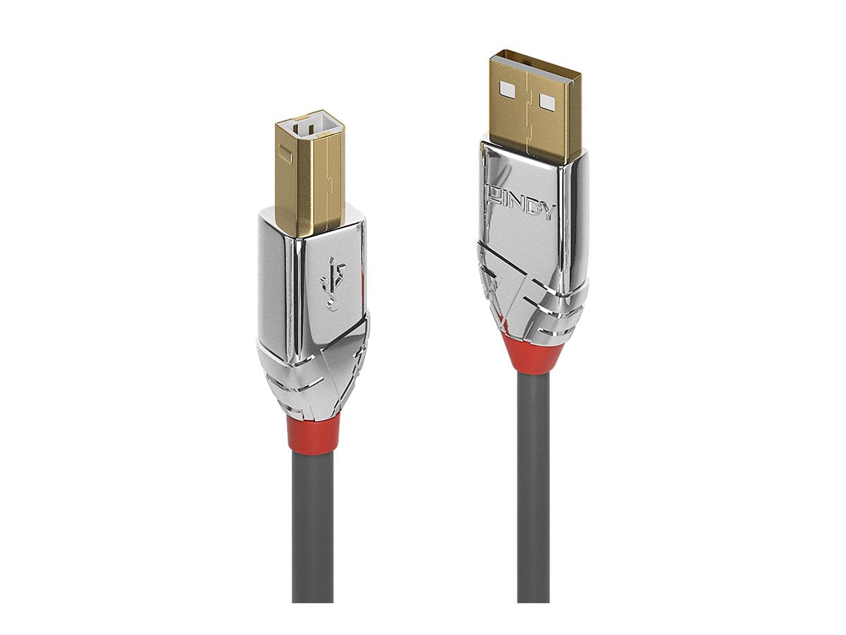 LINDY 3m USB 2.0 Typ A an B Kabel - Vorderansicht