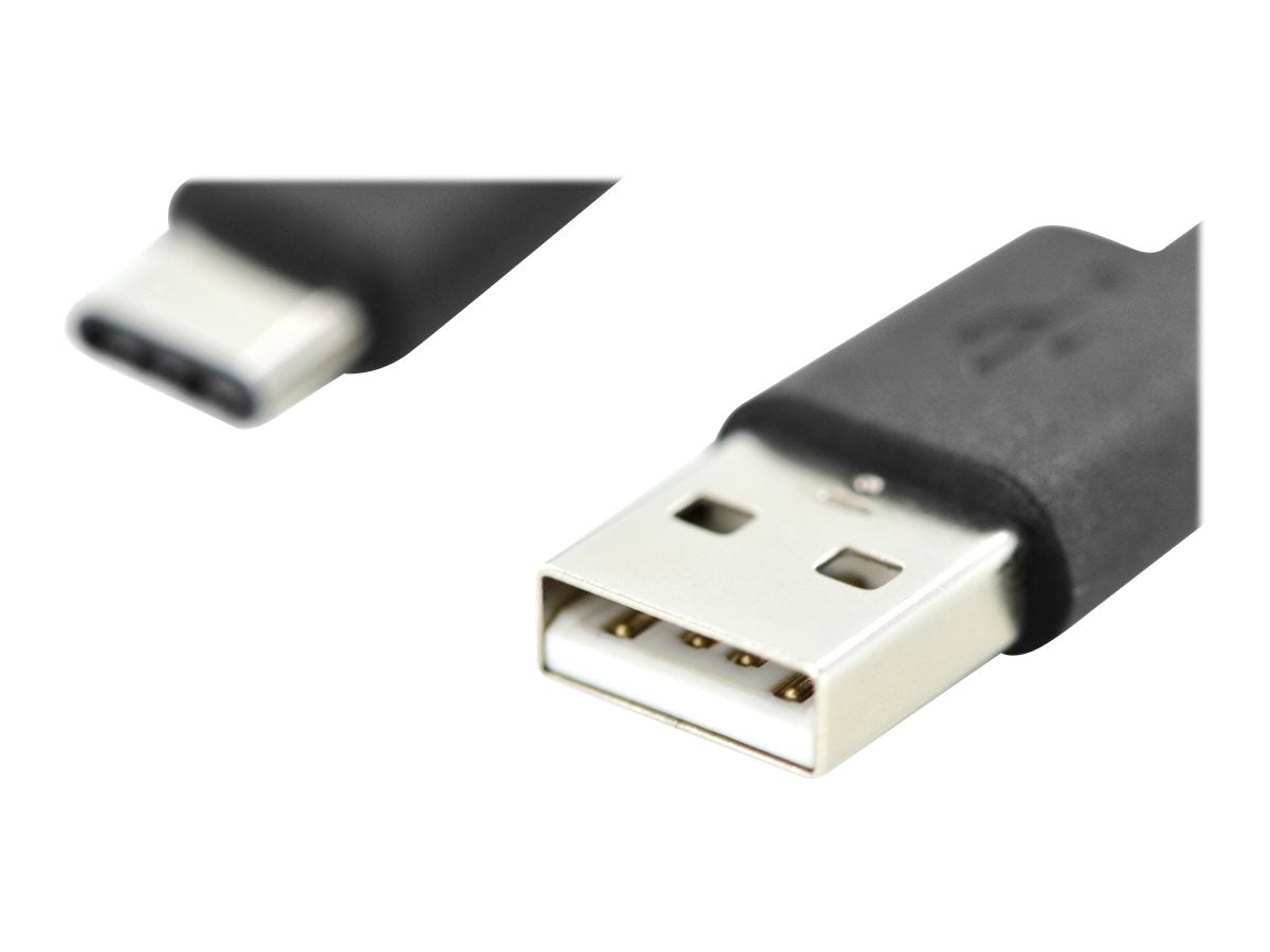 DIGITUS USB Type-C Verbindungskabel Typ C auf A Anschlussansicht