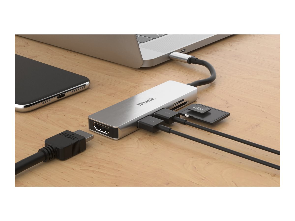 D-LINK DUB-M530 USB-C Hub 5-Port USB 3.0 Verpackung