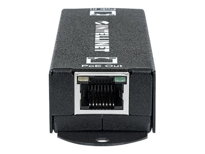 INTELLINET 1-Port Gigabit High-Power PoE+ Extender und Repeater Vorderansicht