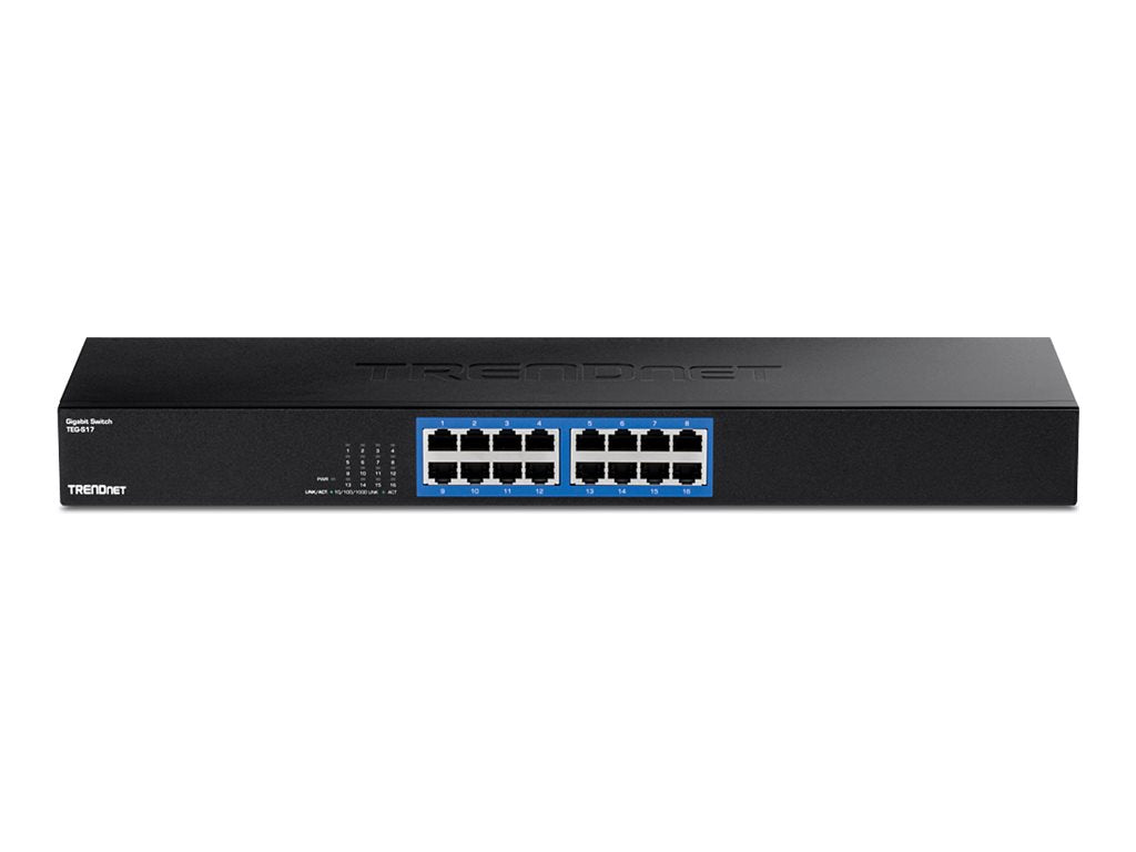 TRENDNET TEG-S17 16-Port Gigabit Switch Vorderansicht