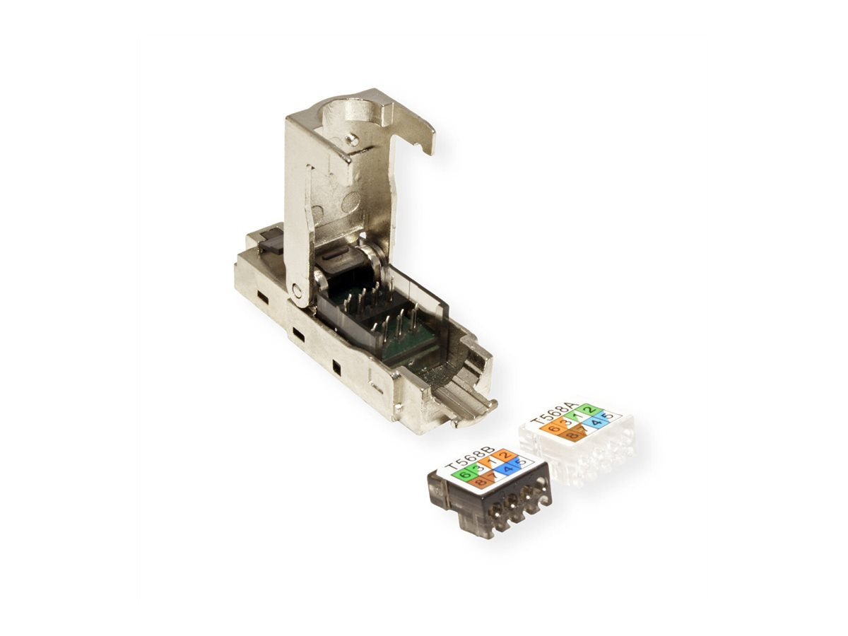 VALUE feldkonfektionierbarer RJ-45 Stecker Kat.6 Class E STP - Vorderansicht
