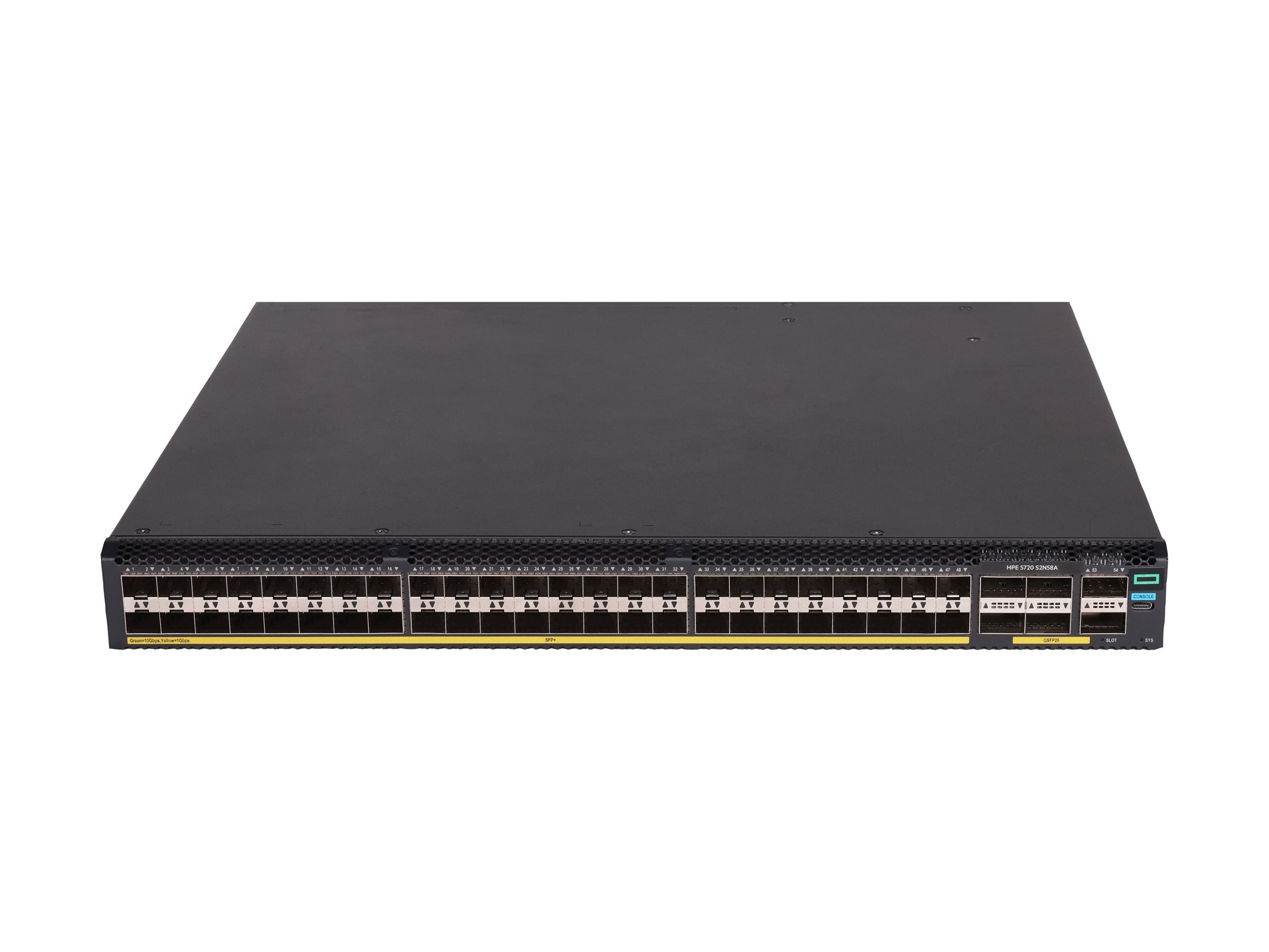 HPE Networking Comware Data Center Switch 48p SFP+ 1G/10G 6p QSFP28 100G 5720