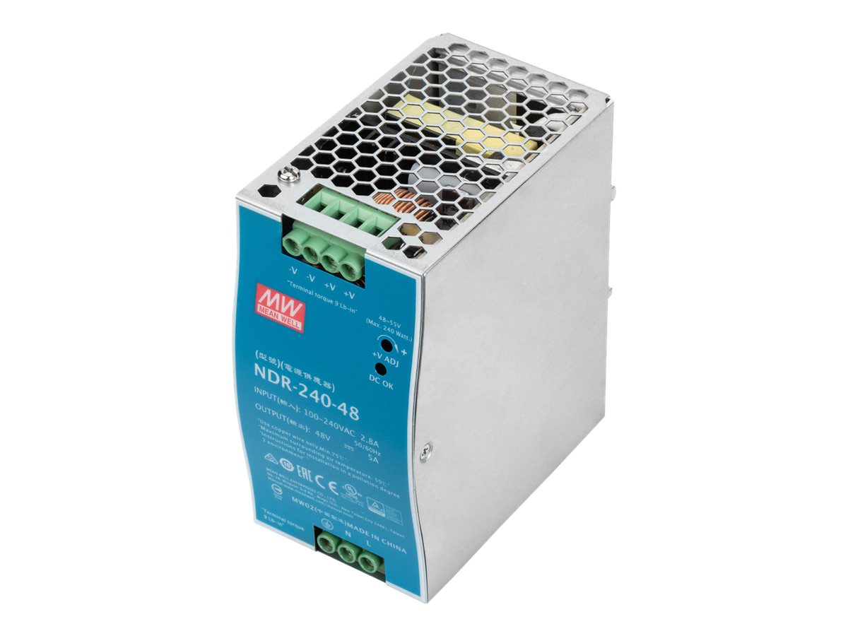 DIGITUS Industrielles Netzteil 48V DC 240W Vorderansicht