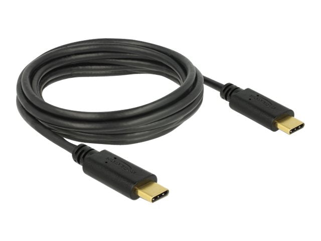 DELOCK USB 2.0 Kabel Type-C zu Type-C 3 m Vorderansicht